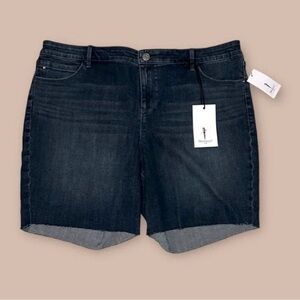 Skinnygirl The Long Denim Shorts Size 18W New